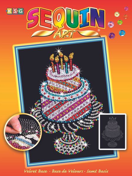 Набір для творчості ORANGE Birthday Cake Sequin Art SA1506 SA1506 фото