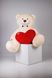 Великий Плюшевий ведмідь з серцем Yarokuz Річард 2 метра Персиковий (YK0065) YK0098 фото