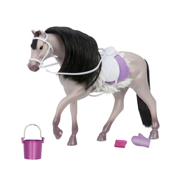 Игровая фигура-Серая Андалузкая лошадь LORI LO38001Z LO38000Z фото
