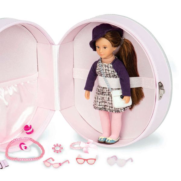 Кейс для кукол DELUXE с аксессуарами (розовый) LORI (LO37007) LO37007 фото