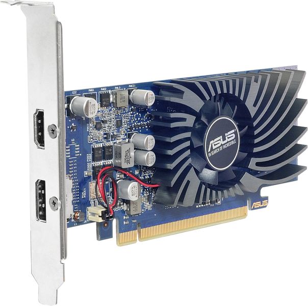 Відеокарта ASUS GeForce GT 1030 2GB GDDR5 low profil GT1030-2G-BRK (90YV0AT2-M0NA00) 90YV0AT2-M0NA00 фото