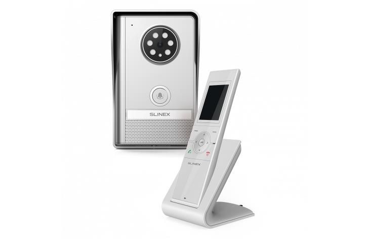 Відеодомофон Slinex RD-30, TFT 2.4", 0.3MP, 120 градусів, комплект, бездротовий, білий (RD-30_W) RD-30_W фото