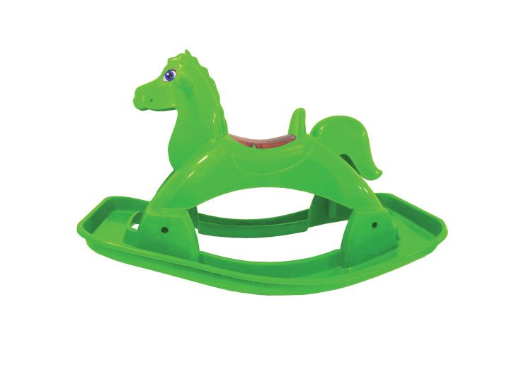 Лошадка-качалка Doloni Toys 05550/6 Зелёная 05550 фото