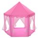 Детская палатка "Пирамида" Bambi M 6113 140х140х135 см Розовый (M 6113(Pink)) M 6113 фото