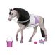 Игровая фигура-Серая Андалузкая лошадь LORI LO38001Z LO38000Z фото