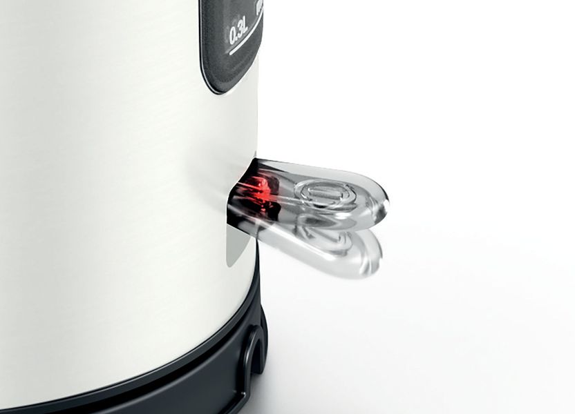 Електрочайник Bosch, 1.7л, метал, білий (TWK5P471) TWK5P471 фото