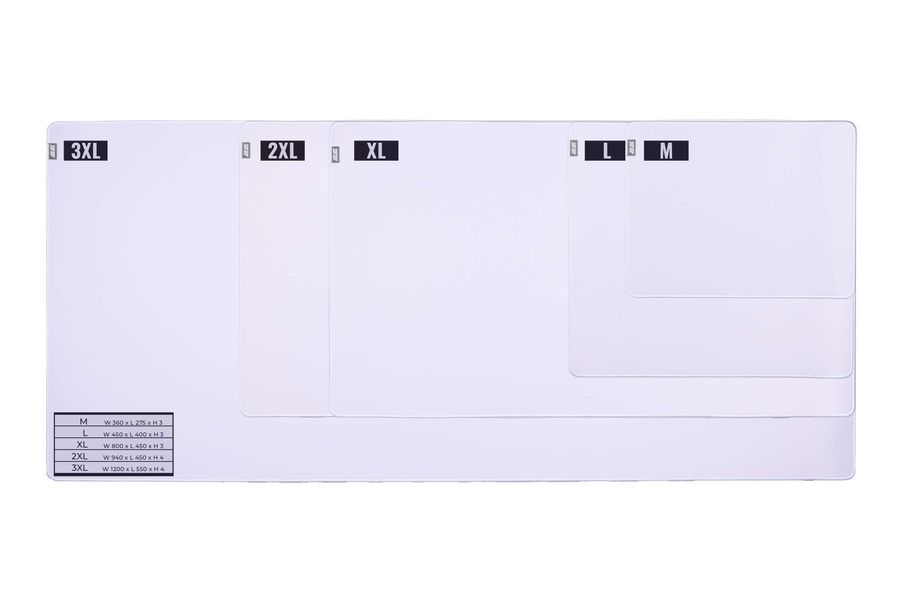 Килимок для миші 2E GAMING PRO Speed M White (360*275*3 мм) (2E-SPEED-M-WH-PRO) 2E-SPEED-M-WH-PRO фото