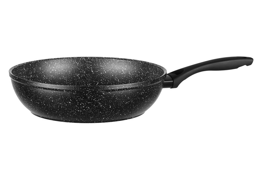 Сковорода глибока Ardesto Gemini Anzio 28 см, чорний, алюміній (AR1928DF) AR1928DF фото