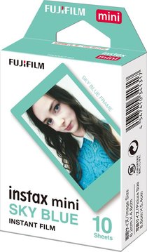 Фотопапір Fujifilm INSTAX MINI BLUE FRAME (54х86мм 10шт) (16537055) 16537055 фото