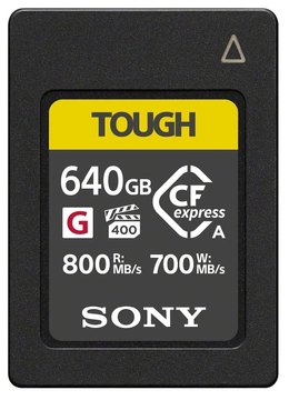Карта пам'яті Sony CFexpress Type A 640GB R800/W700 Tough (CEAG640T.SYM) CEAG640T.SYM фото