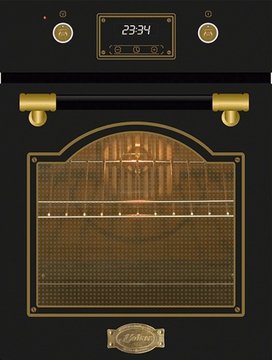 Духова шафа Kaiser електрична компактна Art Deco, 50л, A, дисплей, конвекція, чорний EH4796AD фото