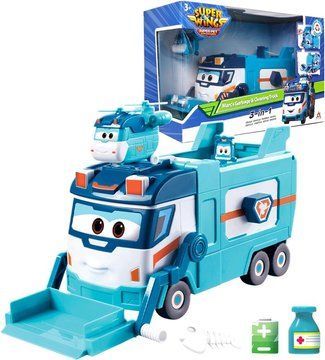 Ігровий набір Super Wings Вантажівка Марка для сміття та прибирання (EU770854) EU770854 фото