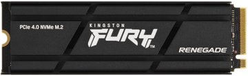 Накопичувач SSD Kingston M.2 500GB PCIe 4.0 Fury Renegade + радіатор (SFYRSK/500G) SFYRSK/500G фото