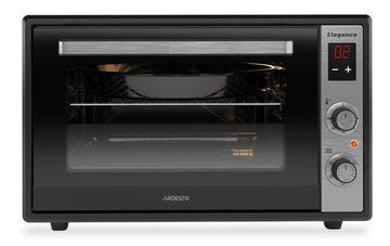 Печь электрическая ARDESTO Elegance, 60л, 2000Вт, электр., конвенция, двойное стекло, черный - Уценка MEO-F60CEL фото