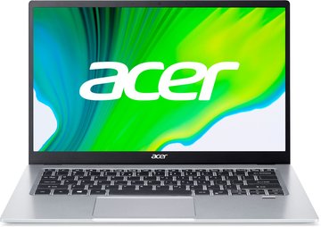 Ноутбук Acer Swift 1 SF114-34 14" FHD IPS, Intel C N4500, 8GB, F128GB, UMA, Lin, сріблястий (NX.A76EU.003) NX.A76EU.003 фото