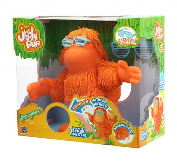 Інтерактивна іграшка JIGGLY PUP - ТАНЦЮЮЧИЙ ОРАНГУТАН (помаранчевий) JP008-OR - Уцінка 100021 фото
