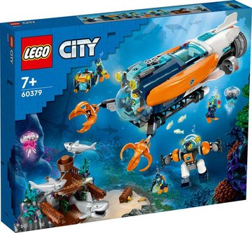 Конструктор LEGO City Глибоководний дослідницький підводний човен (60379) 60379 фото