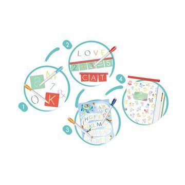 Набір трафаретів Hape Букви та цифри (E1070) E1070 фото
