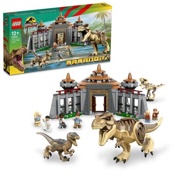 Конструктор LEGO Jurassic Park Центр посетителей: Атака тиранозавра и раптора (76961) 76961 фото