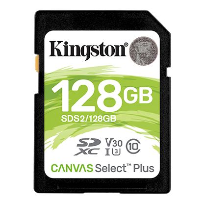 Карта памяти Kingston 128GB SDXC C10 UHS-I R100MB / s (SDS2/128GB) SDS2/128GB фото