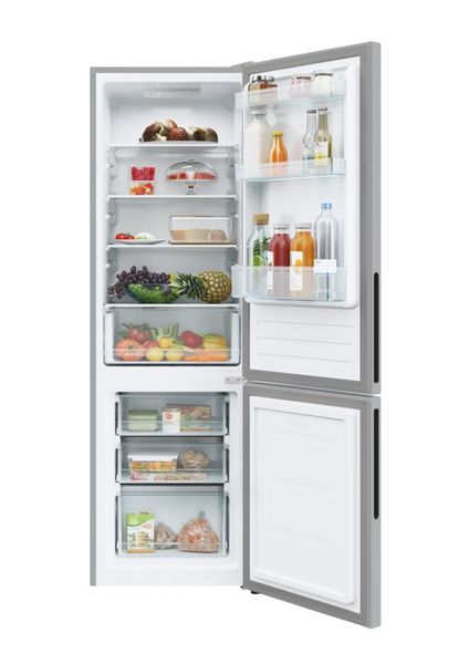Холодильник Candy з нижн. мороз., 176x55х54.5, холод.відд.-186л, мороз.відд.-74л, 2дв., А+, ST, сріблястий (CCT3L517FS) CCT3L517FS фото