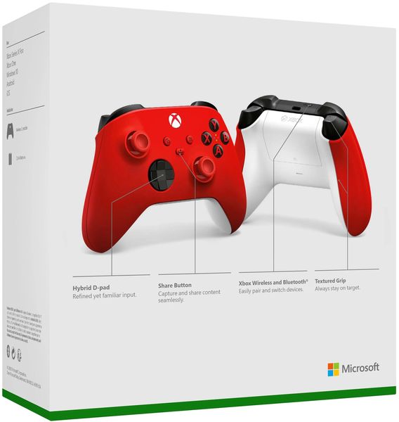 Геймпад Xbox бездротовий, червоний (889842707113) 889842707113 фото