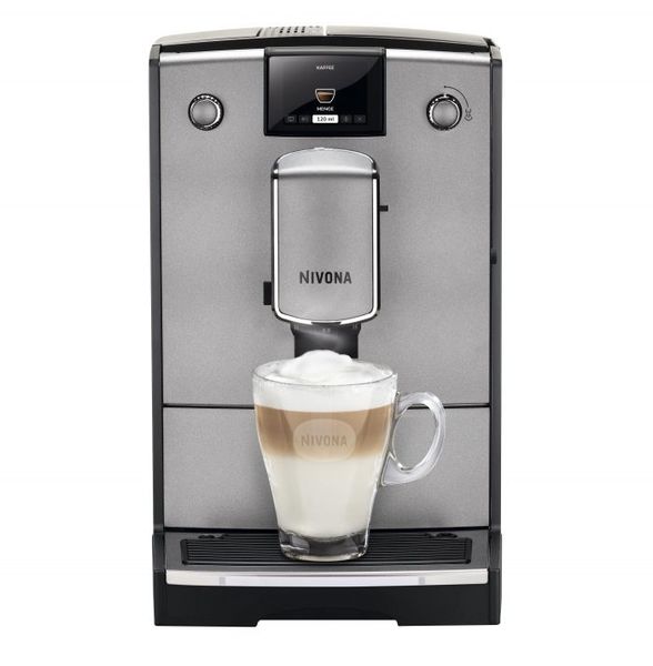 Кофемашина Nivona CafeRomatica, 2.2л, зерно+молотая, автомат.капуч, авторецептов -5, серебристый (NICR695) NICR695 фото