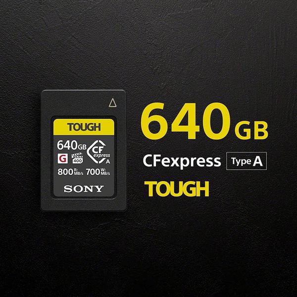 Карта памяти Sony CFexpress Type A 640GB R800/W700 Tough (CEAG640T.SYM) CEAG640T.SYM фото