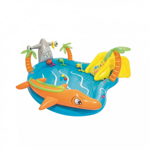 Детский надувной бассейн "Морская жизнь" BW с ремкомплектом (53067) 53067 фото
