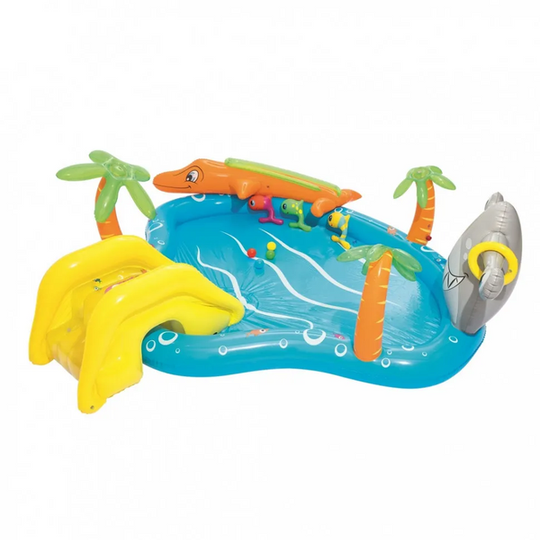 Детский надувной бассейн "Морская жизнь" BW с ремкомплектом (53067) 53067 фото