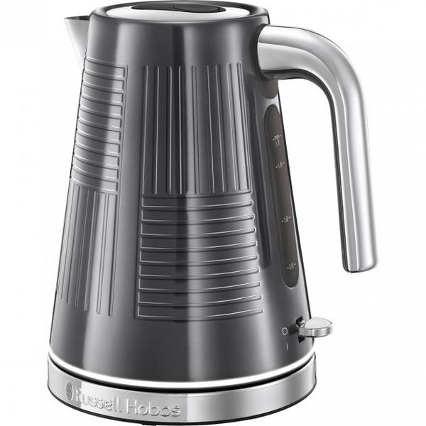 Електрочайник Russell Hobbs Geo Steel, 1.7л, метал, чорний (25240-70) 25240-70 фото