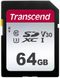 Карта памяти Transcend 64GB SDXC C10 UHS-I R100 / W20MB / s (TS64GSDC300S)