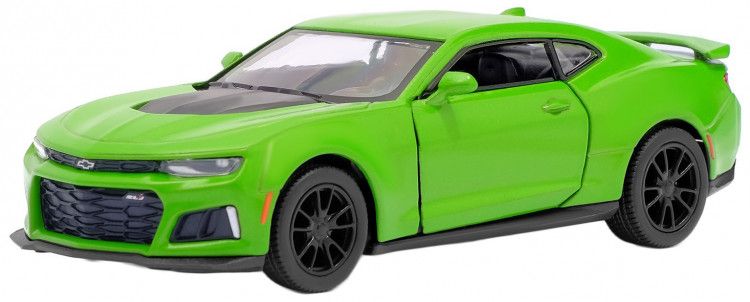 Колекційна іграшкова машинка CHEVROLET CAMARO ZL1 5' інерційна Зелений (KT5399W(Green)) KT5399W(Green) фото