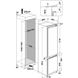 Холодильник Whirlpool встр. с нижн. мороз., 193,5x54х54, холод.отд.-212л, мороз.отд.-68л, 2дв., А+, NF, инв., зона нулевая, белый (WHC20T593)