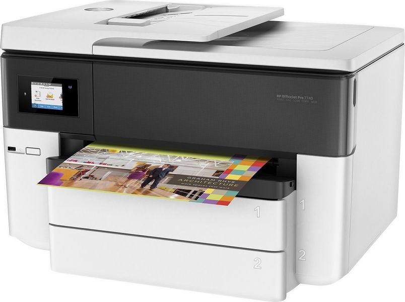 Многофункциональное устройство A3 HP OfficeJet Pro 7740 с Wi-Fi (G5J38A) G5J38A фото