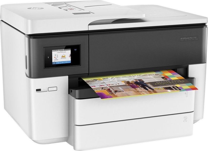 Многофункциональное устройство A3 HP OfficeJet Pro 7740 с Wi-Fi (G5J38A) G5J38A фото