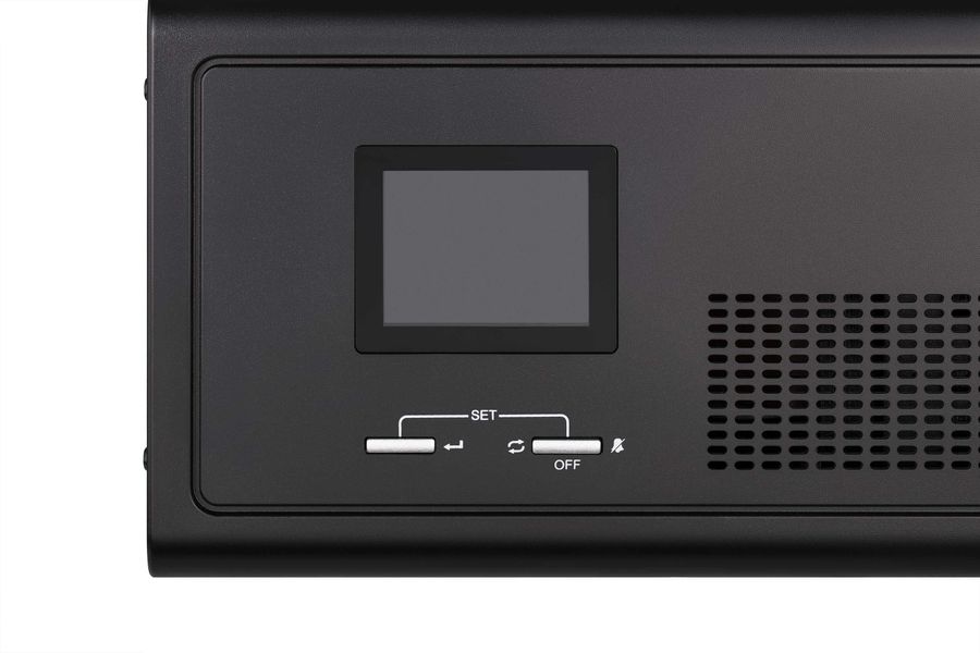Інвертор 2E HI1600, 1600W, 24V - 230V, LCD, AVR, 2xSchuko + DC output (2E-HI1600) 2E-HI1600 фото