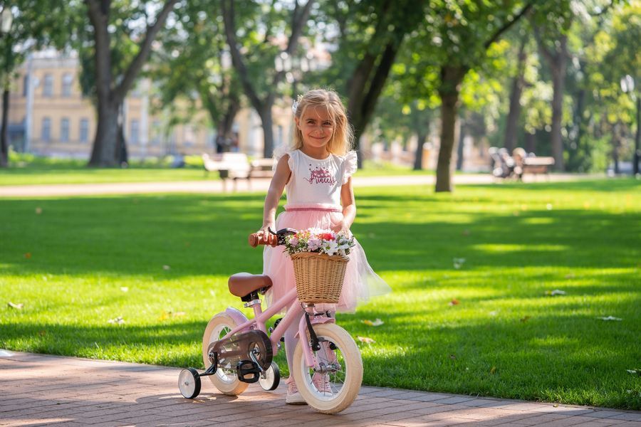 Дитячий велосипед MIQILONG RM 12" Pink (ATW-RM12-PINK) - Уцінка ATW-RM12-PINK фото