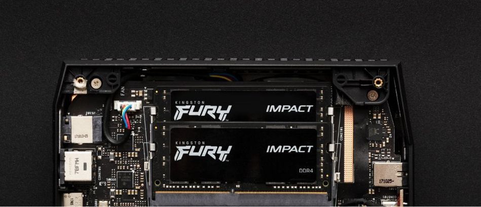 Пам'ять ноутбука Kingston DDR4 16GB KIT (8GBx2) 3200 FURY Impact (KF432S20IBK2/16) KF432S20IBK2/16 фото