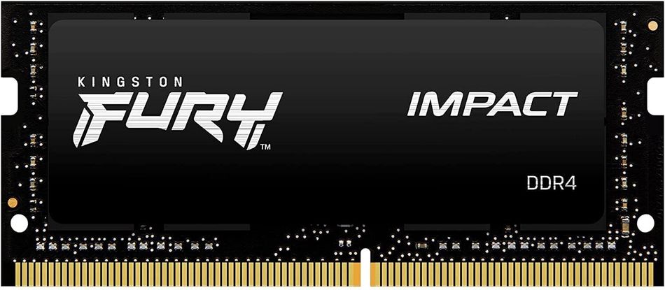 Пам'ять ноутбука Kingston DDR4 16GB KIT (8GBx2) 3200 FURY Impact (KF432S20IBK2/16) KF432S20IBK2/16 фото