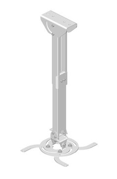 Крепление проектора KSL CMPR-4 10-20 кг, 42-60 см, настенное, стальное, белое (CMPR-4-60) CMPR-4-60 фото