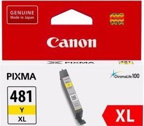 Картридж Canon CLI-481 XL PIXMA TS6140/8140/9140/TR7540/8540/TS6240/9540/8240/704/8340/6340 Yellow (2046C001) 2046C001 фото