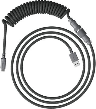 Кабель HyperX USB-A-USB-C спиральный, 1.37м Grey (6J678AA) 6J678AA фото