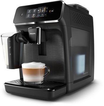 Кофемашина Philips Series 2200, 1.8л, зерно, автомат.капуч, авторецептов -4, черный (EP2230/10) EP2230/10 фото