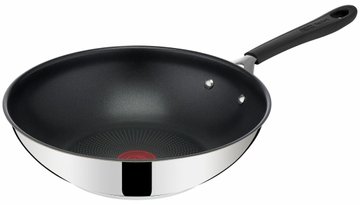 Сковорідка ВОК Tefal Jamie Oliver Home Cook, 28 см, нержавіюча сталь, БЕЗ кришки (E3031955) E3031955 фото