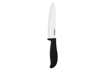 Нож керамический поваренный Ardesto Fresh 15 см, черный, керамика/пластик AR2127CB фото