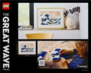 Конструктор LEGO ART Хокусай, &laquo;Большая волна&raquo; (31208) 31208 фото