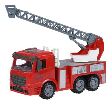 Машинка інерційна Truck Пожежна вантажівка з драбиною Same Toy 98-616Ut 98-616Ut фото
