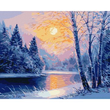 Картина по номерам "Зимний вечер" Идейка 40х50см (KHO2872) KHO2872 фото