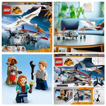 Конструктор LEGO Jurassic World Кетцалькоатль: напад на літак (76947) 76947 фото